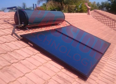 Zintegrowany ciśnieniowy podgrzewacz wody solarowej Niebieski tytanowy płaszcz płaski Kolektor słoneczny
