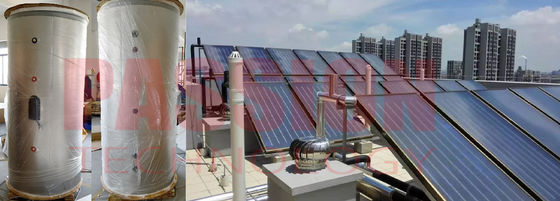 Solarny system ogrzewania wody o dużej pojemności dla Hotel Resort Split Solarny podgrzewacz wody pod ciśnieniem z płaskim kolektorem