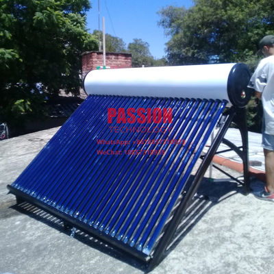 300L bezciśnieniowy solarny podgrzewacz wody 250L emaliowany biały zbiornik na wodę Kolektor słoneczny