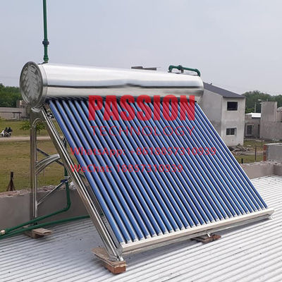 300L 201 Solarny podgrzewacz wody ze stali nierdzewnej 200L bezciśnieniowy kolektor słoneczny