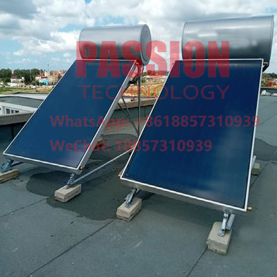 Zamknięty obieg 200L Płaski panel słoneczny Podgrzewacz wody Płaski kolektor słoneczny