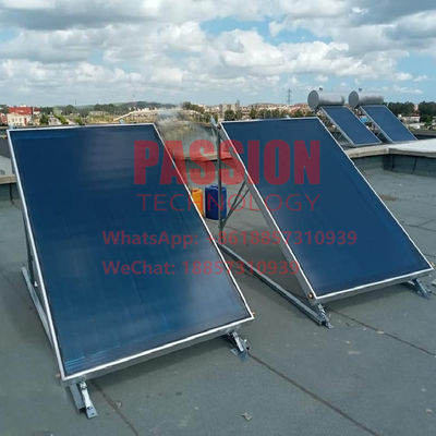 2m2 niebieski kolor płaski kolektor słoneczny 200L płaski panel słoneczny podgrzewacz wody