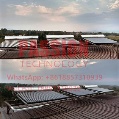 3000L 304 Stainlsss Stalowy solarny podgrzewacz wody Presurized Heat Pipe Solar Collector
