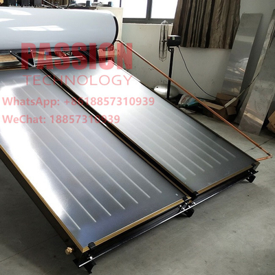 250L Ciśnieniowy płaski panel słoneczny Podgrzewacz wody 2m2 Czarny płaski kolektor słoneczny