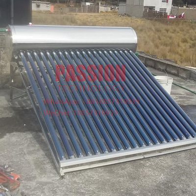201 Solarny podgrzewacz wody ze stali nierdzewnej 300L Bezciśnieniowy kolektor słoneczny