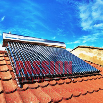 316L Stainelsss Steel Solar Water Heater 300L Ciśnieniowy Rurociąg Ciepłowodowy